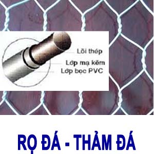 Rọ đá bọc PVC