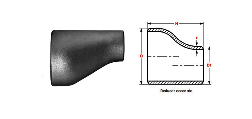 A234 WPB Eccentric Reducer Dimensions