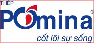 logo thep pomina, thép nghệ an, thép xây dựng, thép công nghiệp, thép hình H - I - U - V - L, xà gồ C - Z, thép hộp đen - mạ kẽm, thép ống, thép tấm, thép cuộn, thép thanh vằn, thép thanh trơn,